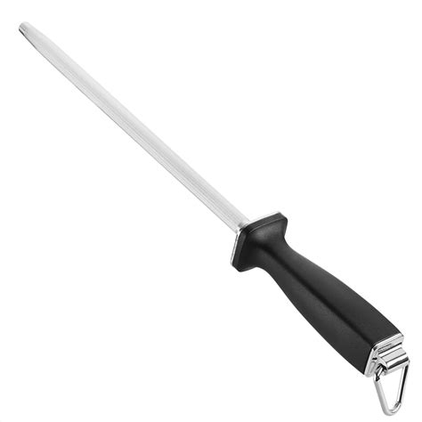 10 in chef knife sharpening steel kitchen stainless honing rod sharpener handle 45919990837 ebay