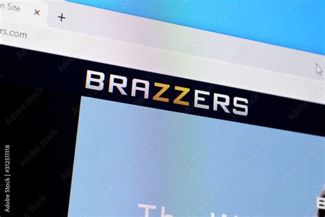 Homepage Of Brazzers Website On The Display Of Pc Brazzers Com