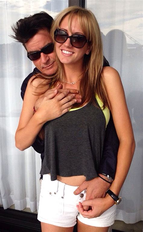 Charlie Sheen Is Engaged To Girlfriend Brett Rossi Get All The Details Of The Proposal E News