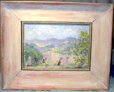 Beautiful Taos Painting By Mary Creamer Listed Artist For Sale