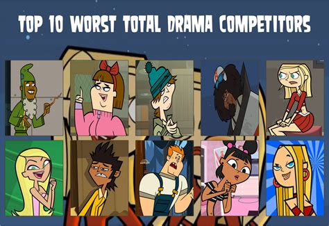 Air30002s Top 10 Worst Total Drama Competitors By Air30002 On Deviantart