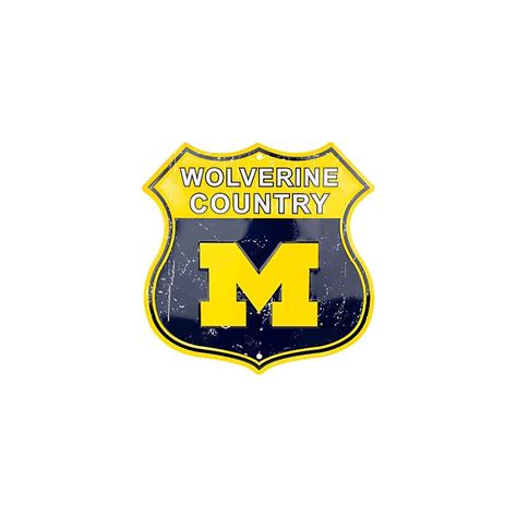 Hangtime Michigan Wolverine Country Sign Sears Marketplace