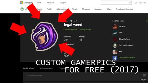 How To Get A Custom Gamerpic On Xbox One Glitch 2017 Custom Xbox One Gamer Picture Pc