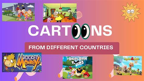 Cartoons From The Different Countries Part 1 Youtube