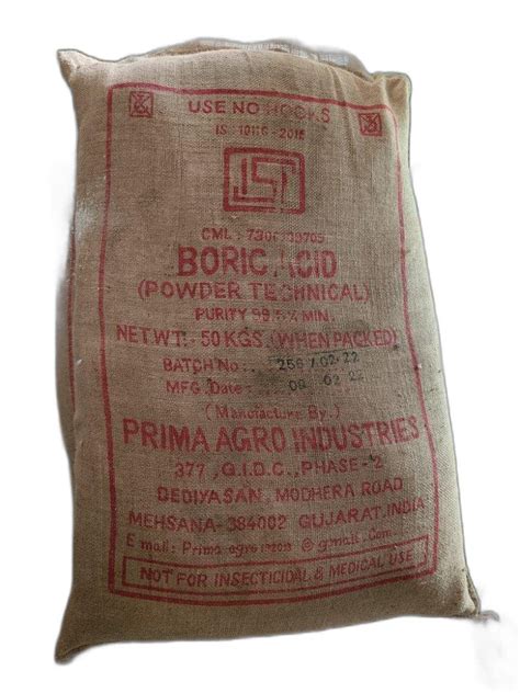 Industrial Boric Acid Powder At Rs 107kg Boric Acid Powder In