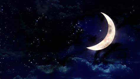 Night Sky Beautiful Half Moon Pictures Img Stache