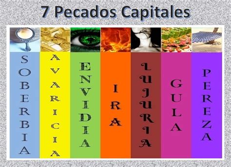 Los Siete Pecados Capitales Y Sus Significados ️ Postposmo Postposmo