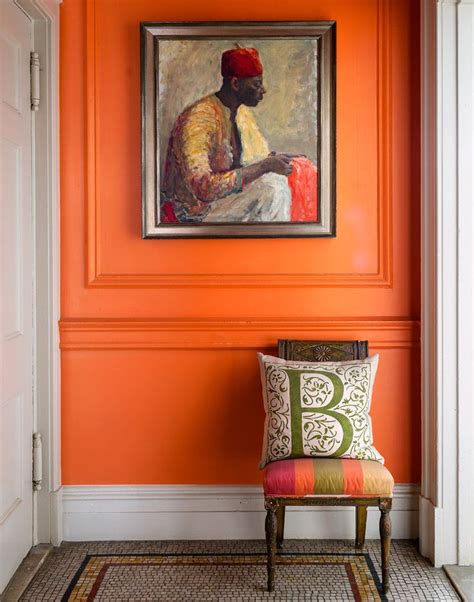 orange blossom  benjamin moore interiors  color