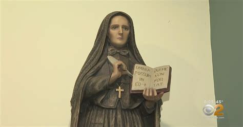 mother cabrini statue to be unveiled in lower manhattan on columbus day cbs new york