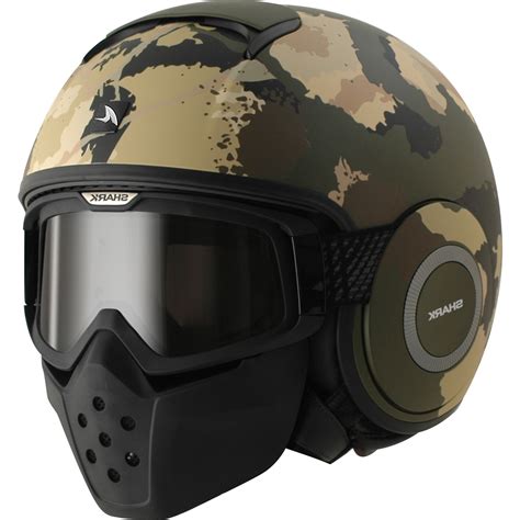 shark raw kurtz mat motorcycle helmet plus goggle and mask kit urban design over ebay
