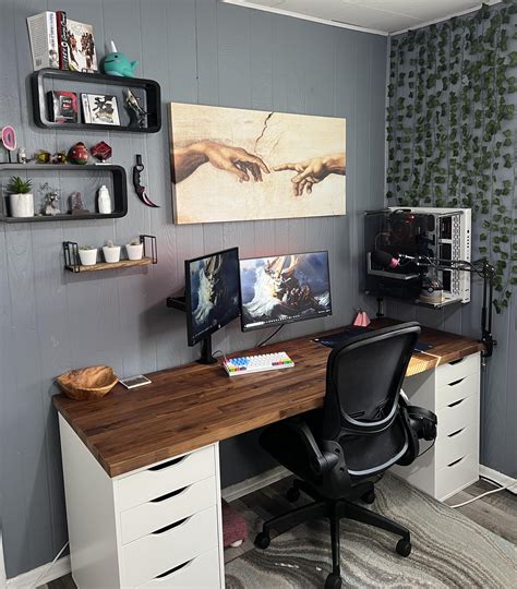 Had Been Wanting The Ikea Karlby Desk Forever Rbattlestations