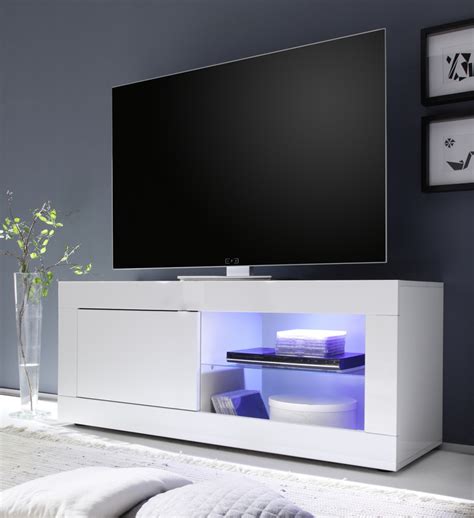 Urbino Collection Small Tv Unit Including Led Spot Light High Gloss