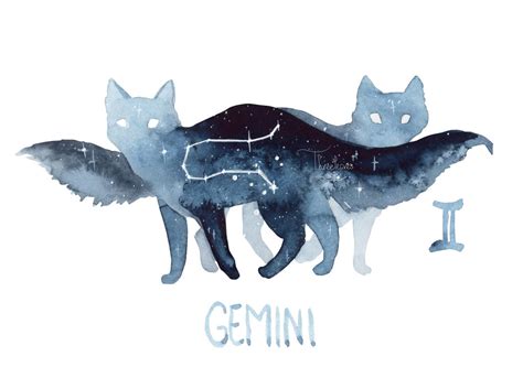 Zodiac Cat Gemini By Threeleaves On Deviantart