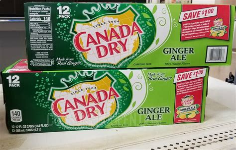 Canada Dry 12 Pack Soda 56¢ At Target Today Only