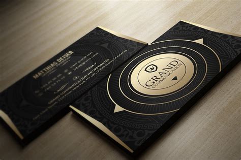 In this tutorial we'll see how to design a clean black modern business card in adobe photoshop, using only vector shapes with a simple design can be used by. Gold And Black Business Card