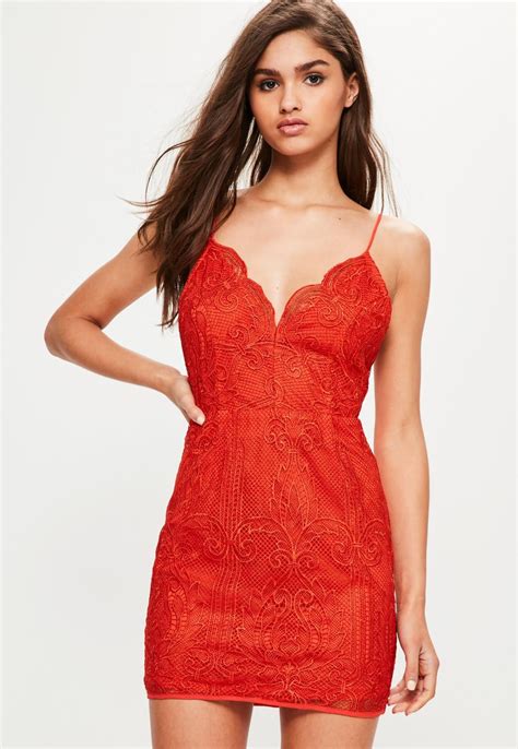 missguided red lace strappy bodycon dress dresses lace bodycon dress cute dresses