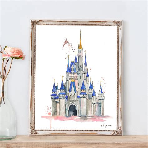 Disney Watercolor Castle