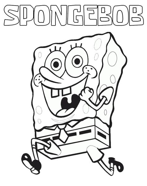 Spongebob Kolorowanka Do Drukowania