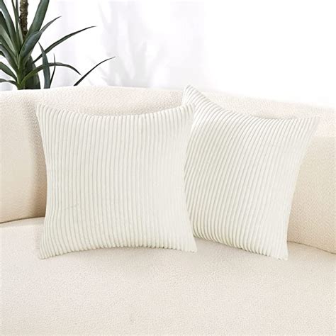 Deconovo Pack Of 2 Decorative Throw Pillow Cover With