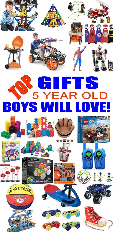 Whats a good present for a 1 year old boy. Top Gifts For 5 Year Old Boys! Best gift suggestions ...