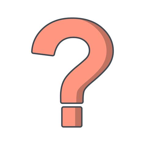 Used in writing at the end of a phrase or sentence to show that it is a question 2…. Question Mark Vector Icon 378691 Vector Art at Vecteezy