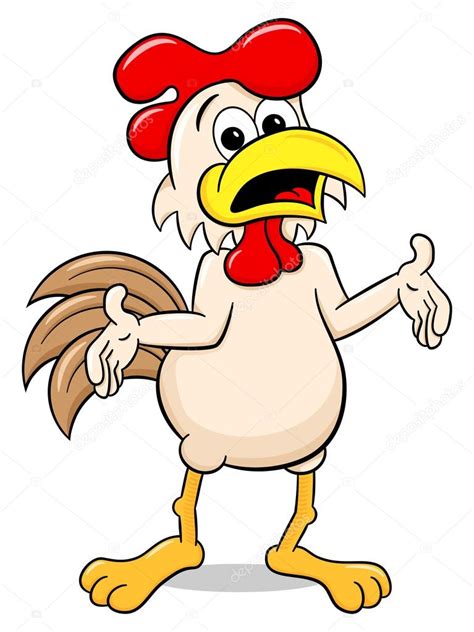Cartoon Chicken Pictures ~ Chicken Cartoon Funny Illustration Vector Royalty Bodaswasuas