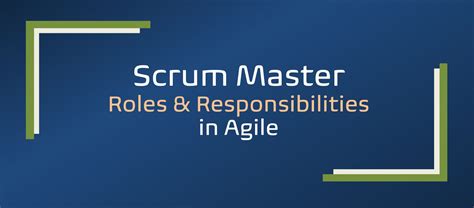 Scrum Master Roles And Responsibilities In Agile Management Bliss