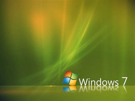 Download Green Windows 7 Screen Wallpaper