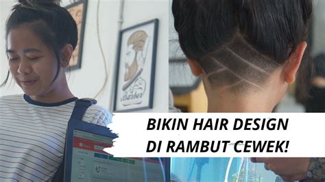 Ga Fokus Potong Rambut Cewek Undercut Hair Design For Women Youtube