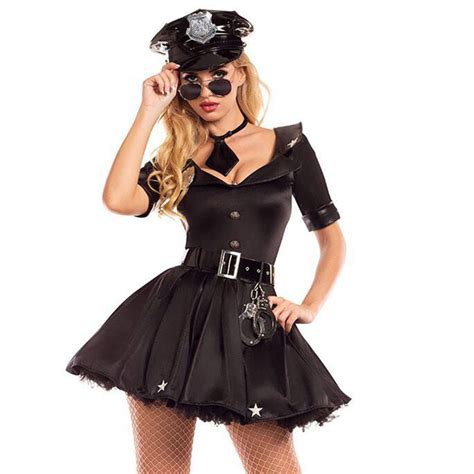 sexy policewoman uniform adult role play cop cosplay costume n18180