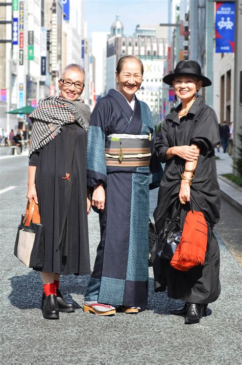 teikoandmidoriandhasune stlye 日本のファッションスタイル、ストリートスタイル、年配の女性のファッション
