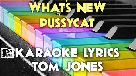 Whats New Pussycat Tom Jones Karaoke Lyrics Version Hd Youtube