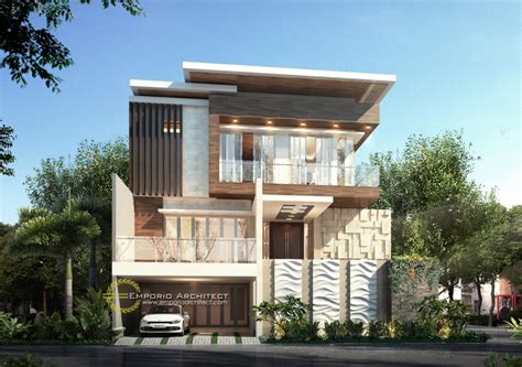 The plan is the location of this house in one of the gdc (grand depok city) clusters in depok. Desain Rumah Mewah dan Unik Style Modern Tropis di Jakarta