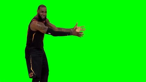 Green Screen Lebron James Showing The Way Youtube
