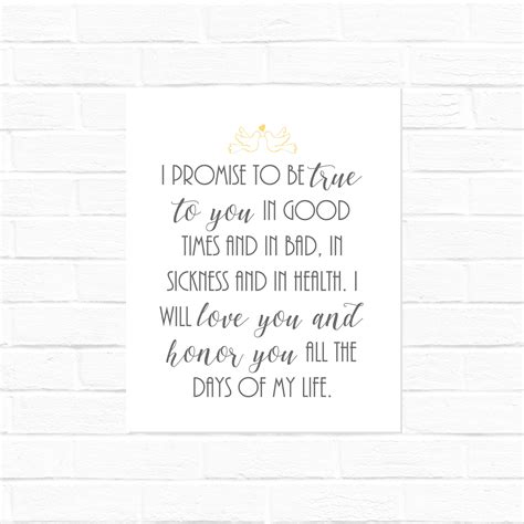 My Promise To You Wedding Vows Wedding Vows