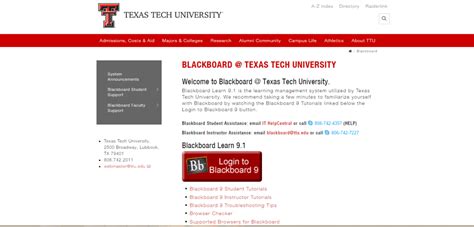 Ttu Blackboard A Comprehensive Guide For Students Admodito