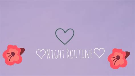 ♡productive Night Routine♡ Youtube