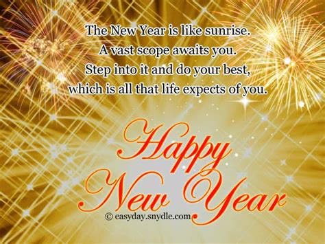 Happy New Year Wishes And Greetings Easyday
