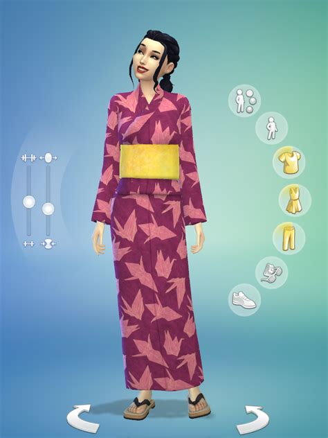 Sims 4 Mini Yukata