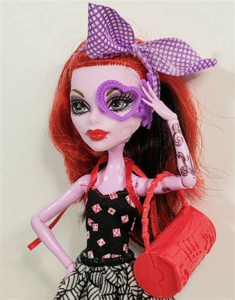 Monster High Operetta Dance Class Doll Outfit Shoes Bag Swing Retro Red