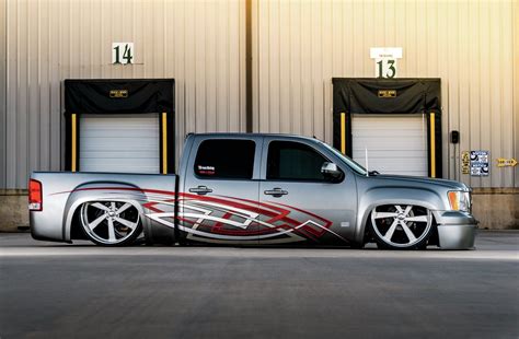 2008 Gmc Sierra Pickup Lowered Low Coll Custom Usa 02 Wallpaper