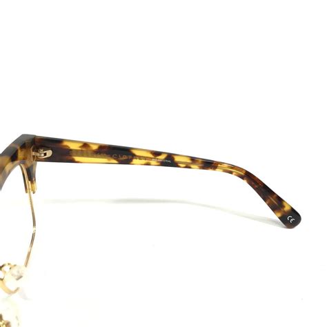 Stella Mccartney Eyeglasses Frames Sc0039o 003 Thick Tortoise Gold Rim 52 16 140 Ebay