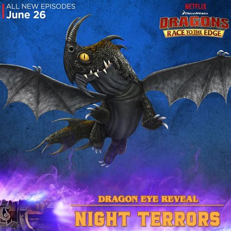 A how to train your dragon fansite. Night Terror from Dreamworks Dragons Race to the Edge ...