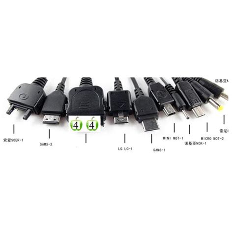 New Usb Cable Universal 10 In 1 Multi Function Cell Phone Charger Cord