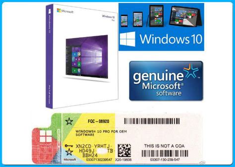 Full Version Genuine License Microsoft Computer Software Window 10 Pro