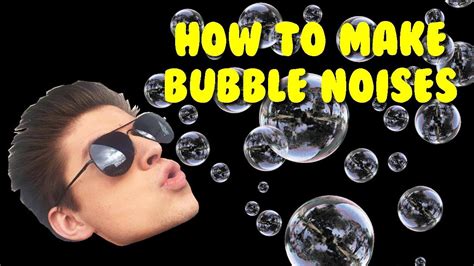 How To Make Bubble Noises With Your Mouth Beatbox Bubble Pop Sounds