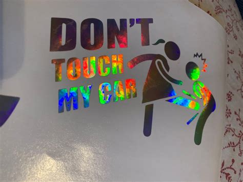 All Series Decals — Dont Touch My Car