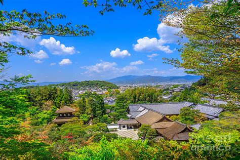 Ginkaku Ji Kyoto Aerial Photograph By Benny Marty Fine Art America
