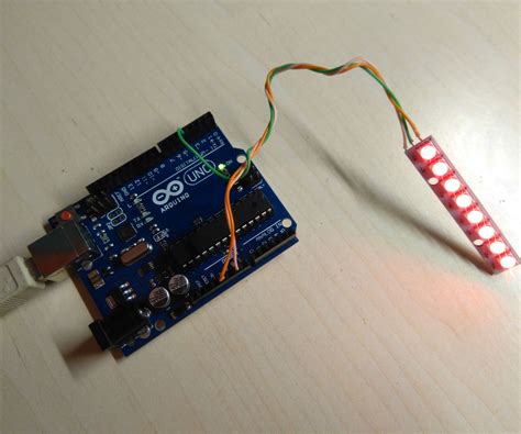 In This Tutorial We Will Use One Strip With 8 RGB LEDs With The Arduino
