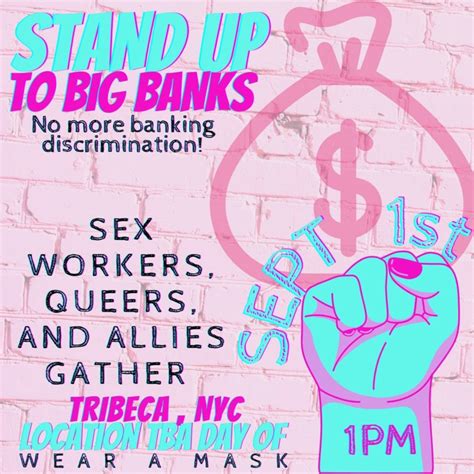 Sex Work Banking Acceptancematters Lgbtq Workers Demand Banks Like Mastercard End